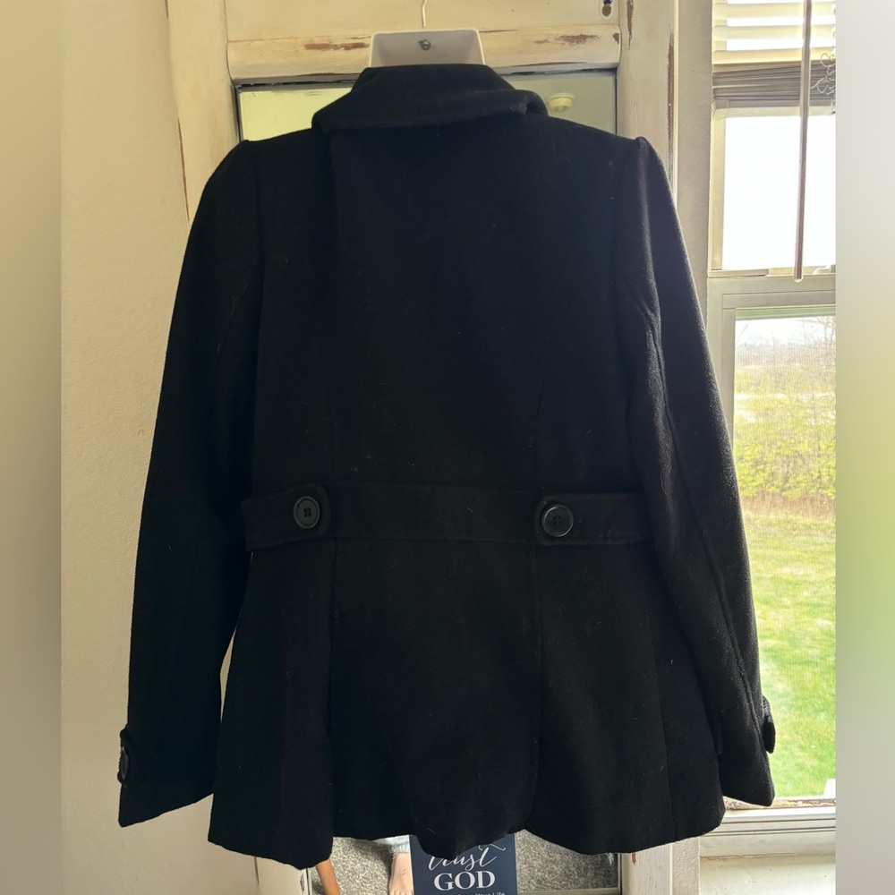 Black pea coat - Picture 2 of 3